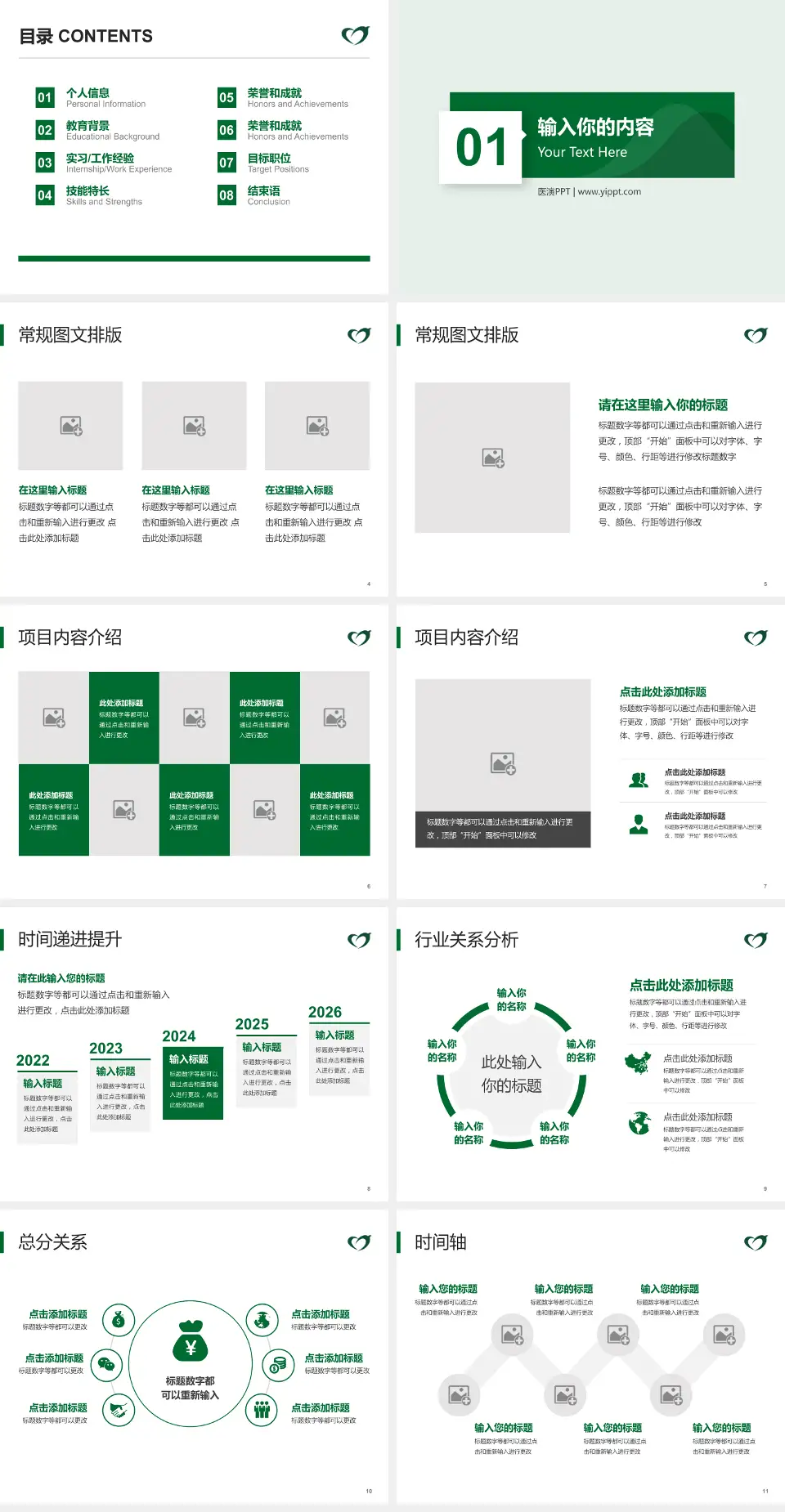 福鼎市医院财务与预算报告PPT模板4:3格式幻灯片预览图2
