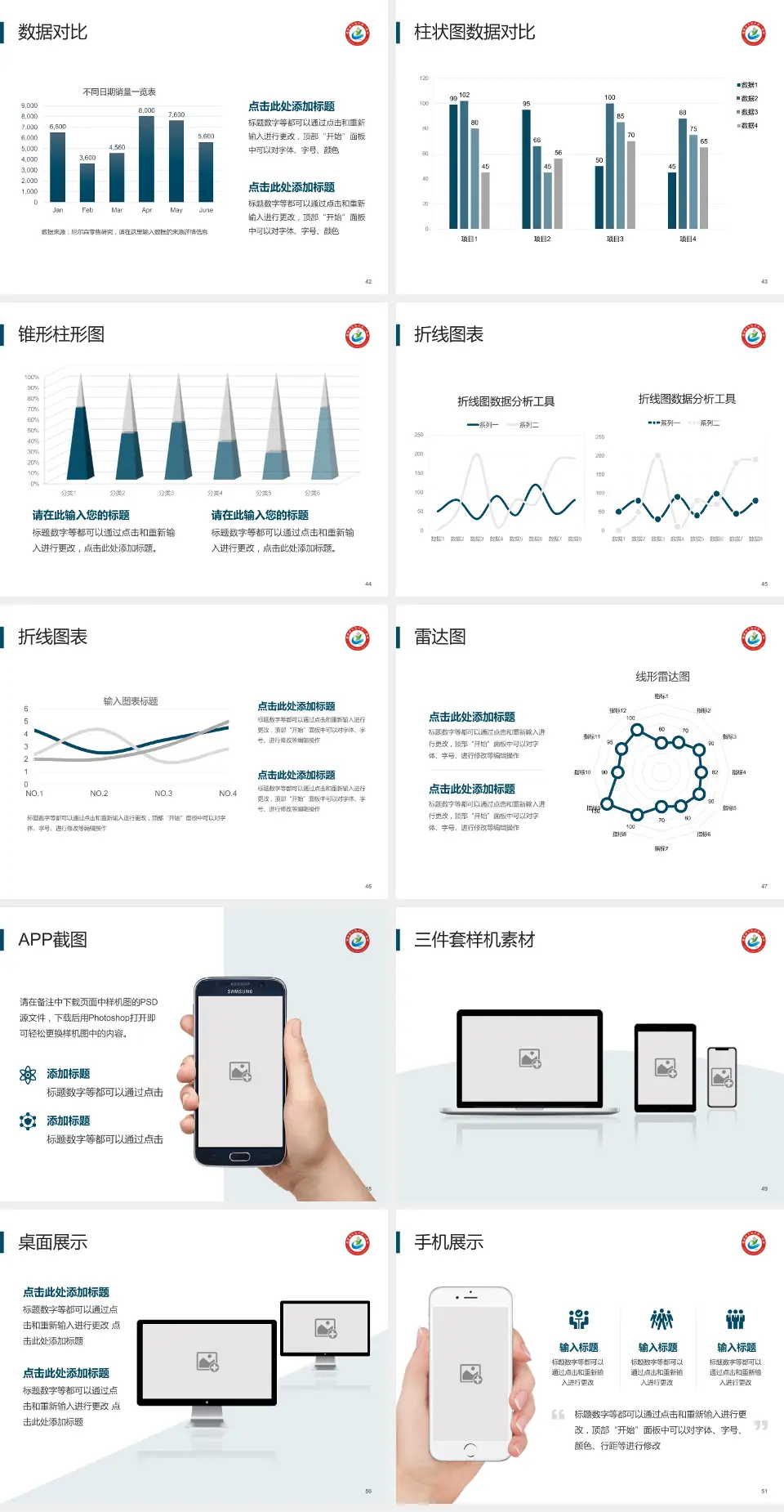 龙岩市第一医院医院管理报告PPT模板4:3格式幻灯片预览图6