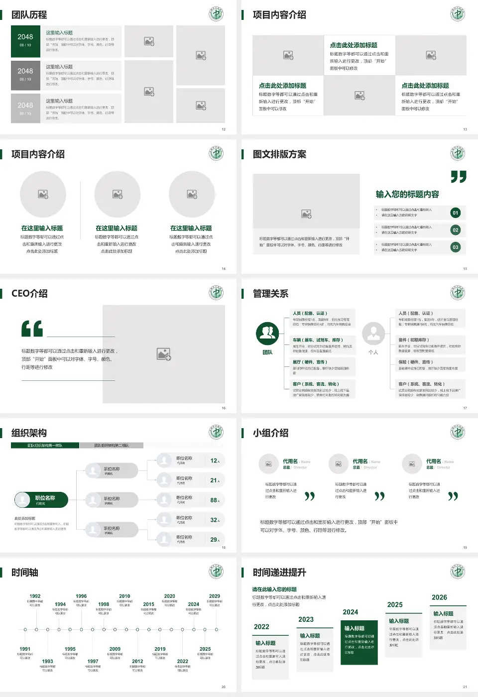 定西市中医院医院管理报告PPT模板16:9格式幻灯片预览图3