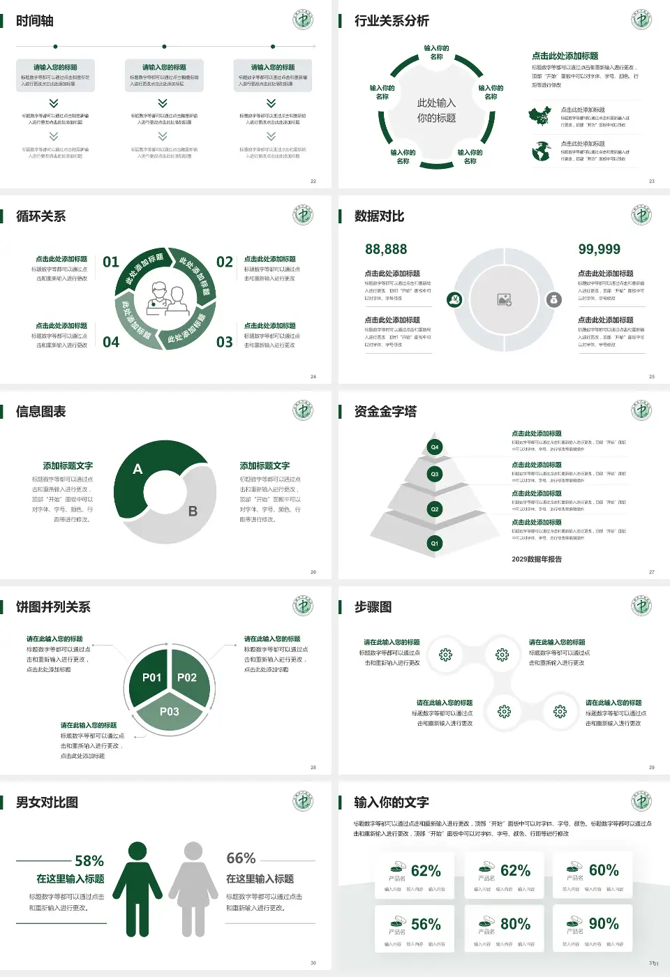 定西市中医院医院管理报告PPT模板16:9格式幻灯片预览图4