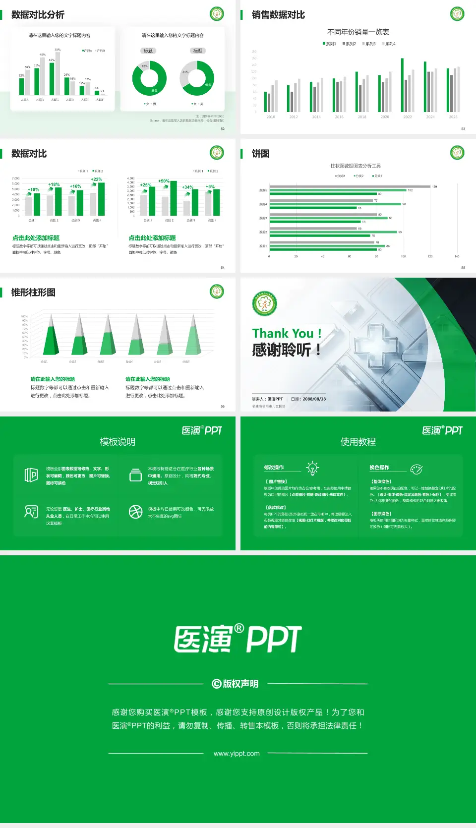 福建省福州市儿童医院医疗行业比赛专用PPT模板16:9格式幻灯片预览图7