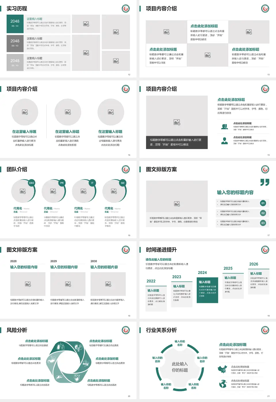 定西市第二人民医院个人求职应聘简历PPT模板16:9格式幻灯片预览图3
