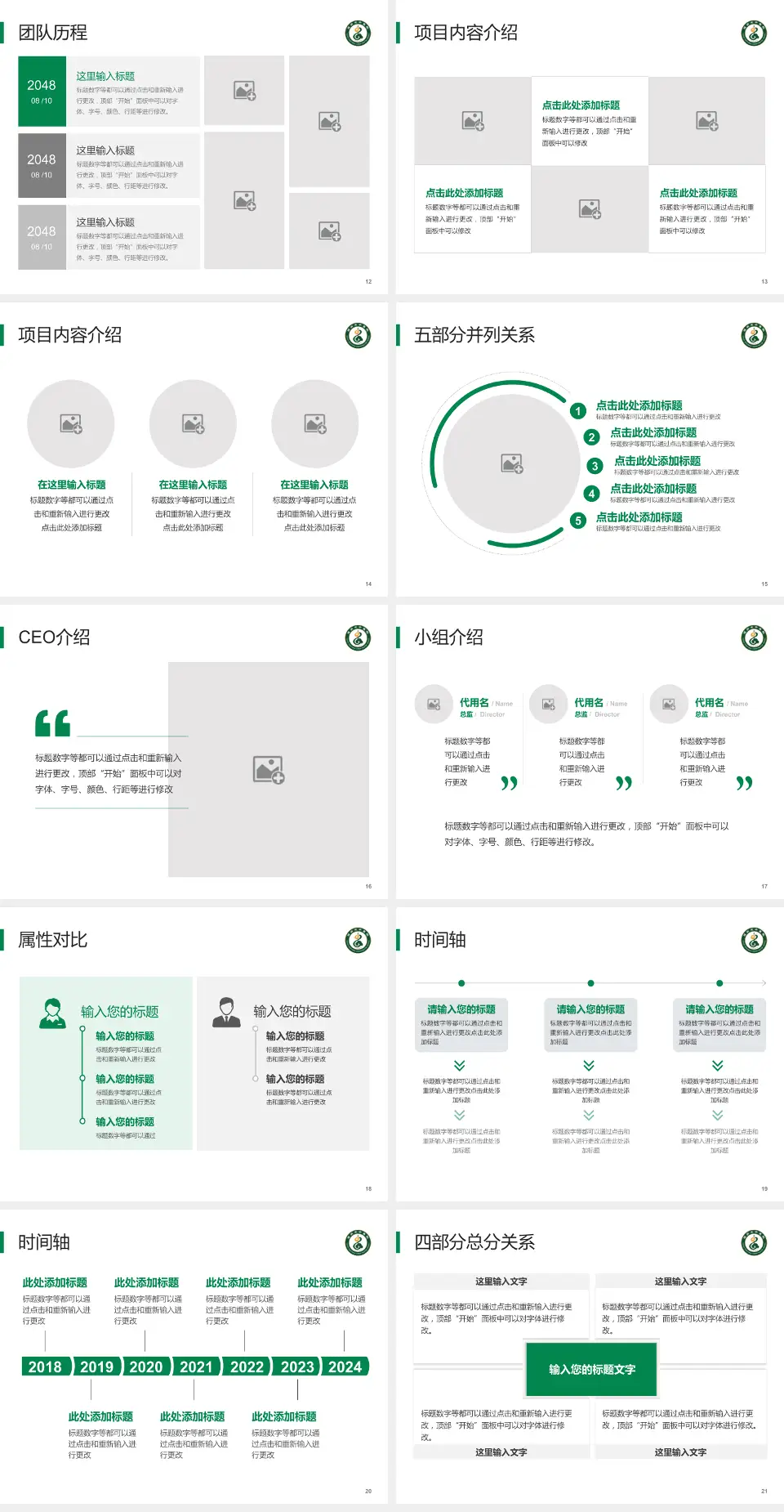 福州市中医院科研成果展示PPT模板4:3格式幻灯片预览图3