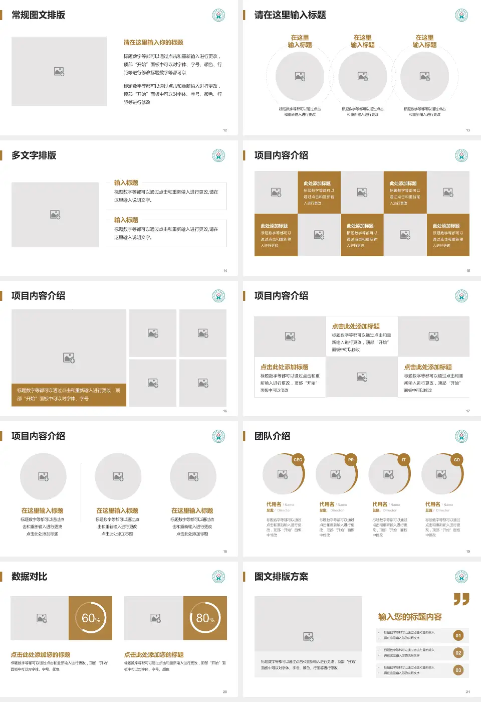 阜阳市中医医院品管圈PDCA演示专用PPT模板16:9格式幻灯片预览图3