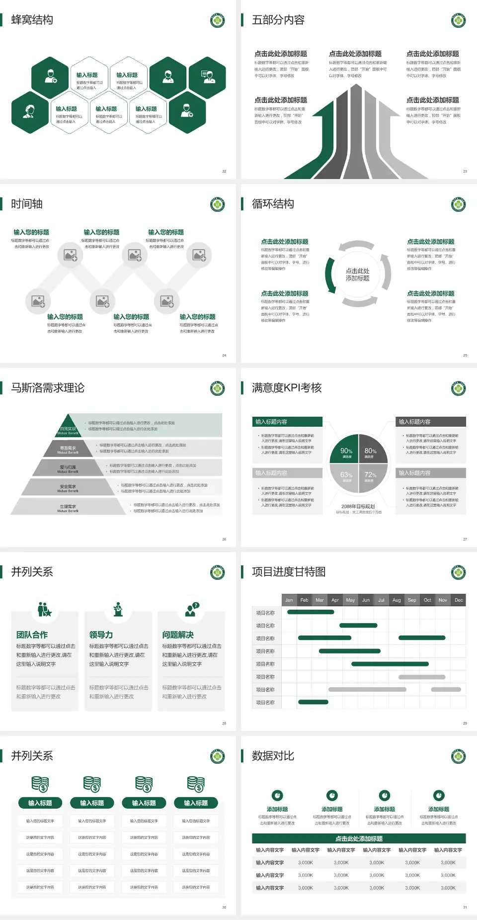 福州市第一医院仓山院区医疗知识普及PPT模板4:3格式幻灯片预览图4