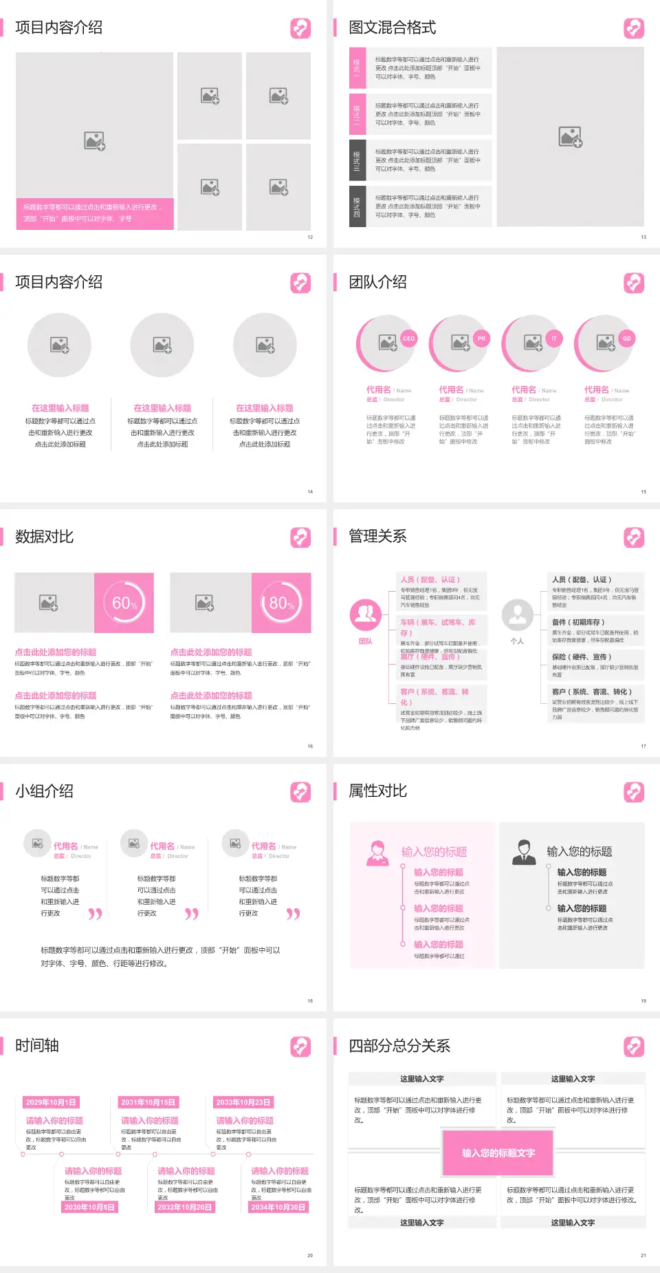 马鞍山市妇幼保健院科室介绍与推广PPT模板4:3格式幻灯片预览图3