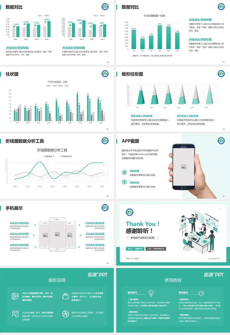 马鞍山市人民医院财务与预算报告PPT模板16:9格式幻灯片预览图4