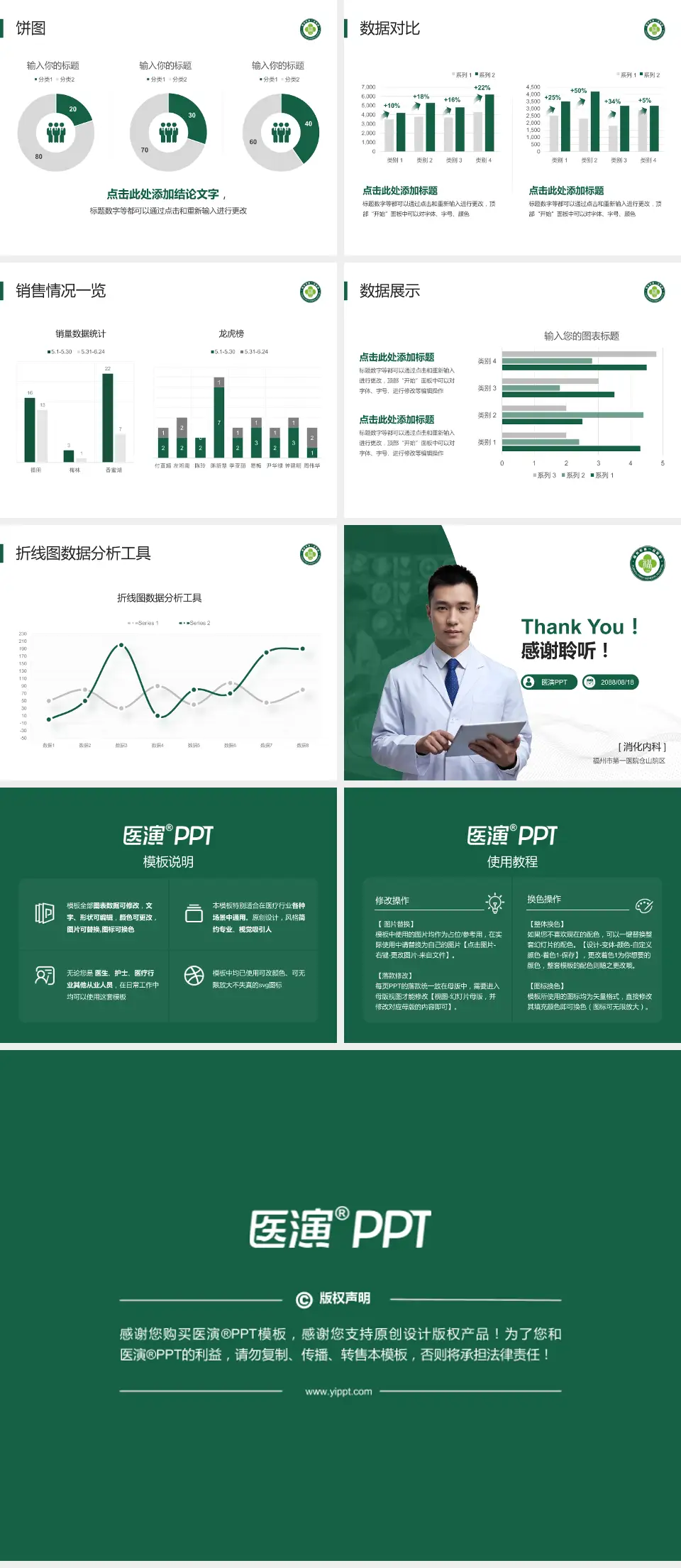 福州市第一医院仓山院区病例分享与讨论PPT模板4:3格式幻灯片预览图4