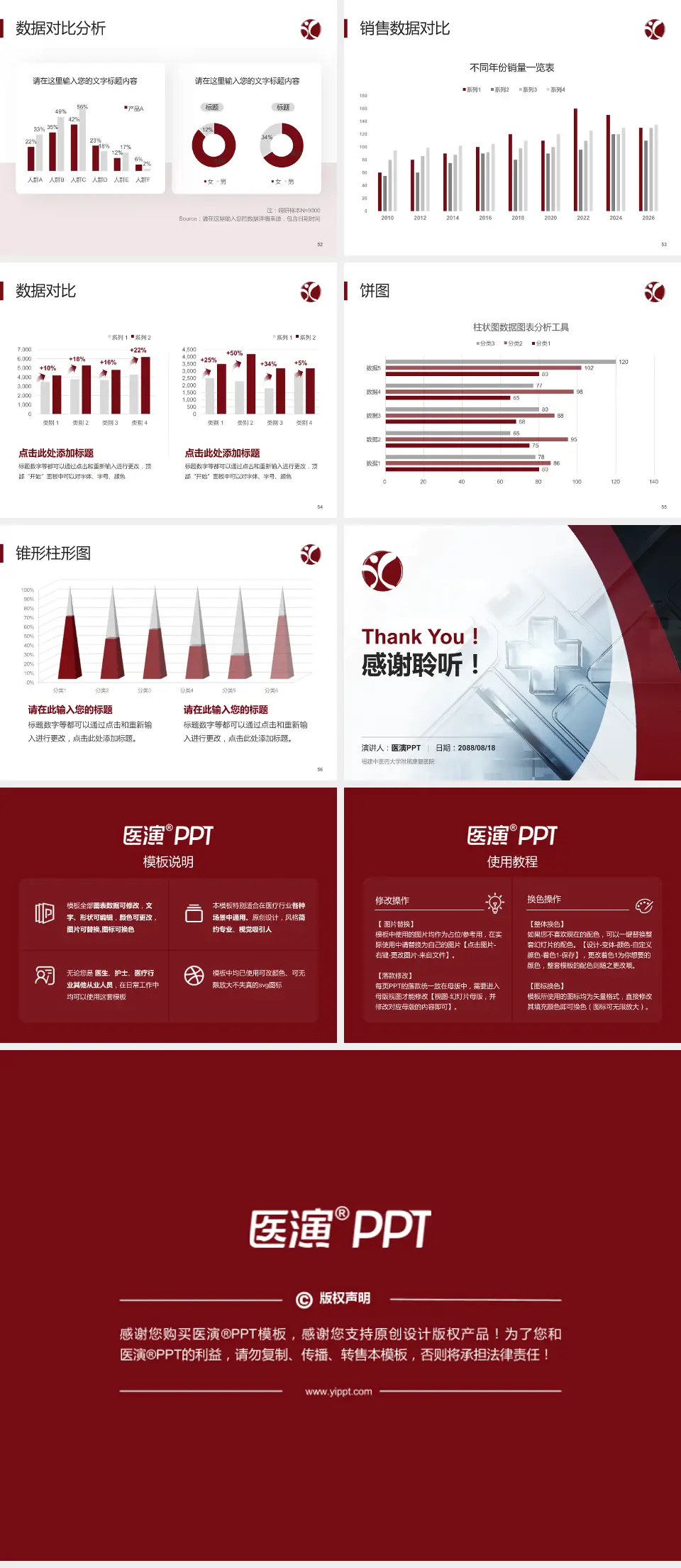 福建中医药大学附属康复医院医疗行业比赛专用PPT模板4:3格式幻灯片预览图7