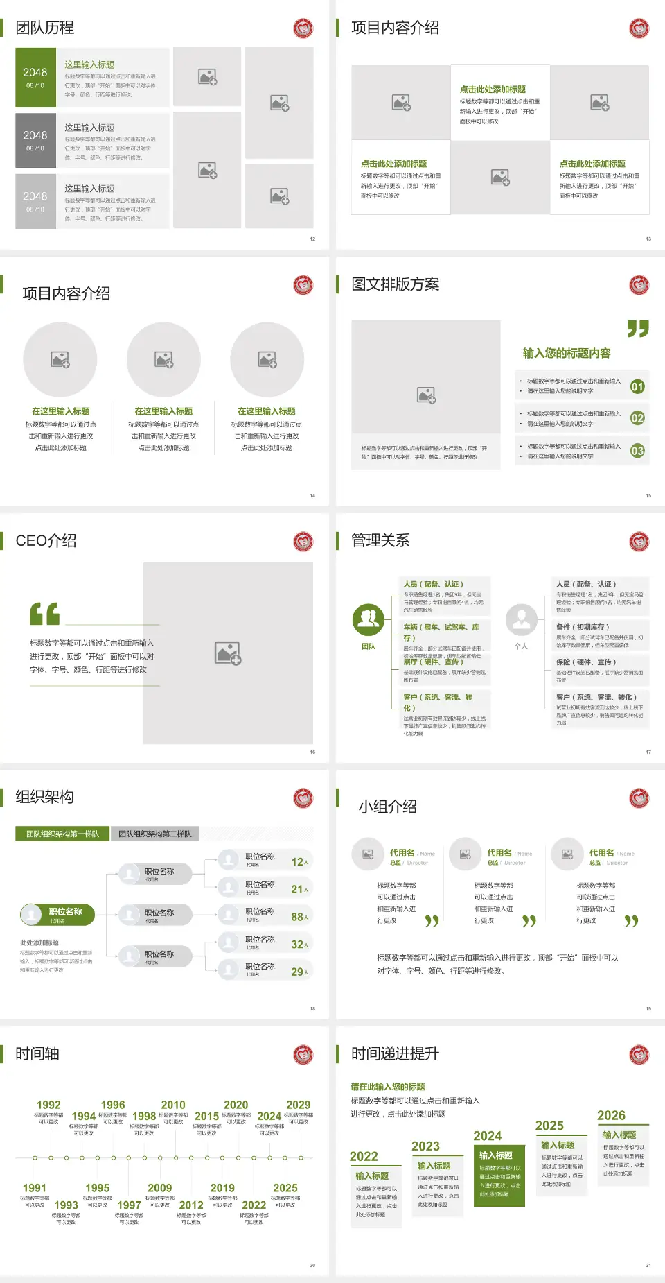 三明市第二医院医院管理报告PPT模板4:3格式幻灯片预览图3