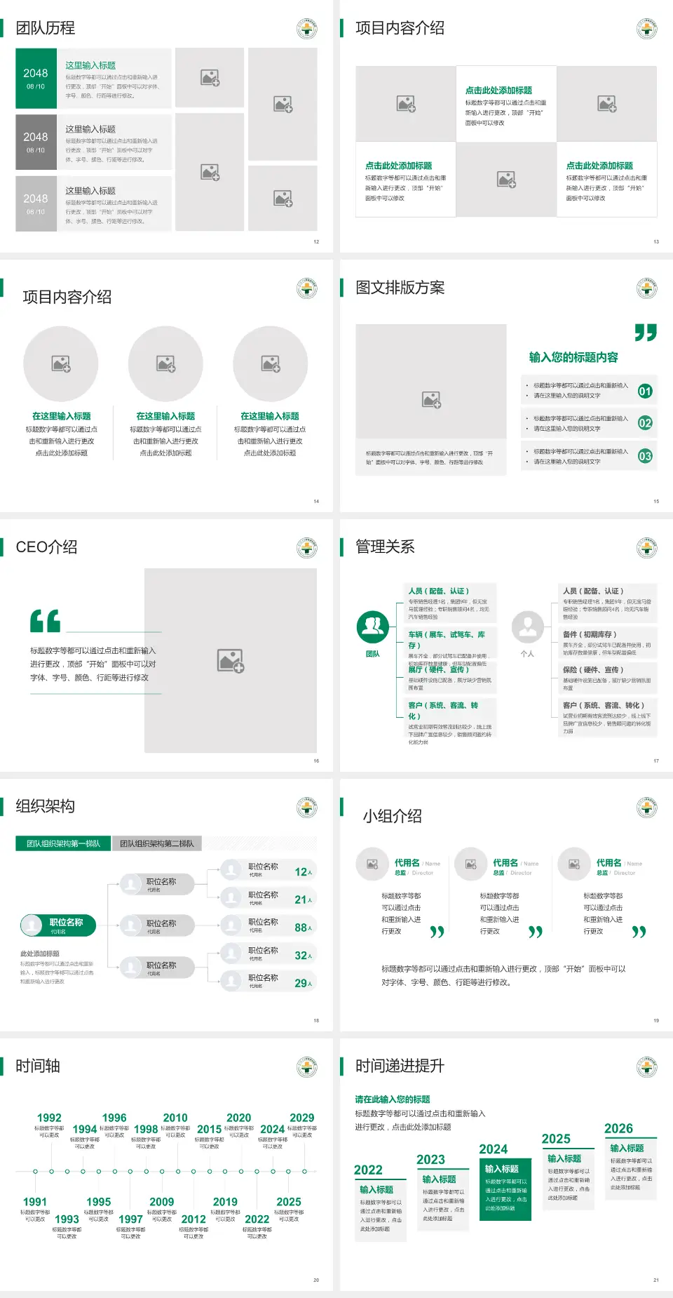 厦门海沧医院医院管理报告PPT模板4:3格式幻灯片预览图3