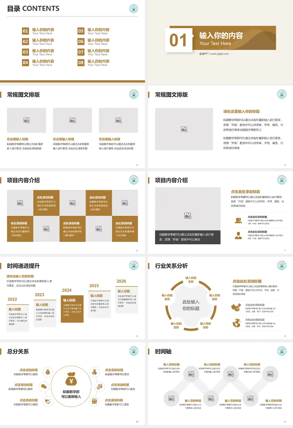 阜阳市中医医院财务与预算报告PPT模板16:9格式幻灯片预览图2