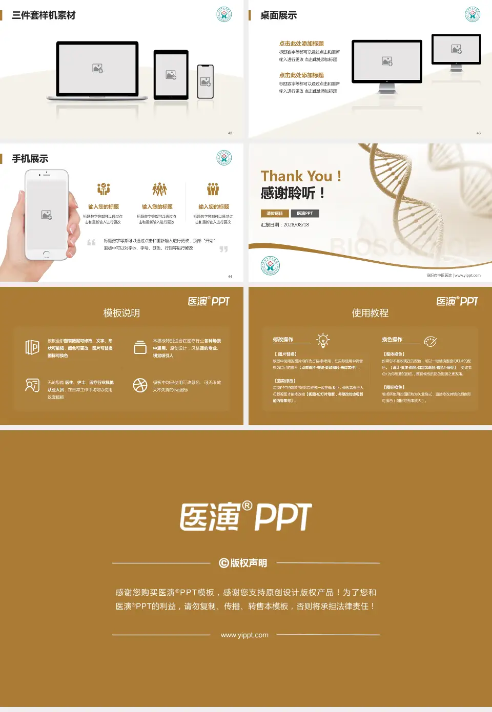 阜阳市中医医院项目申请与汇报PPT模板16:9格式幻灯片预览图6