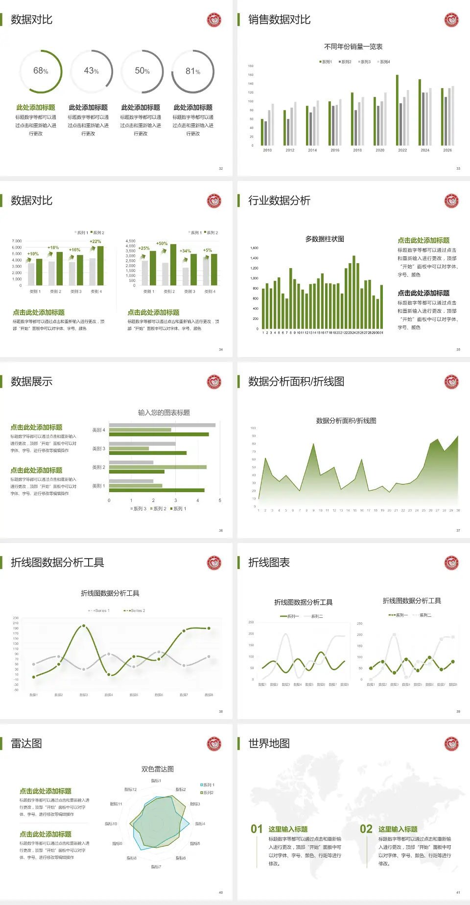 三明市第二医院会议与研讨会PPT模板4:3格式幻灯片预览图5