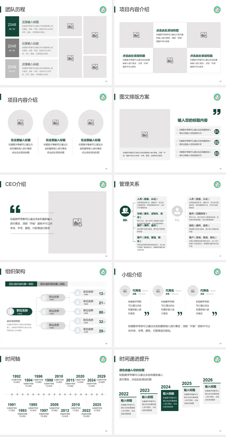 宁德市人民医院医院管理报告PPT模板4:3格式幻灯片预览图3