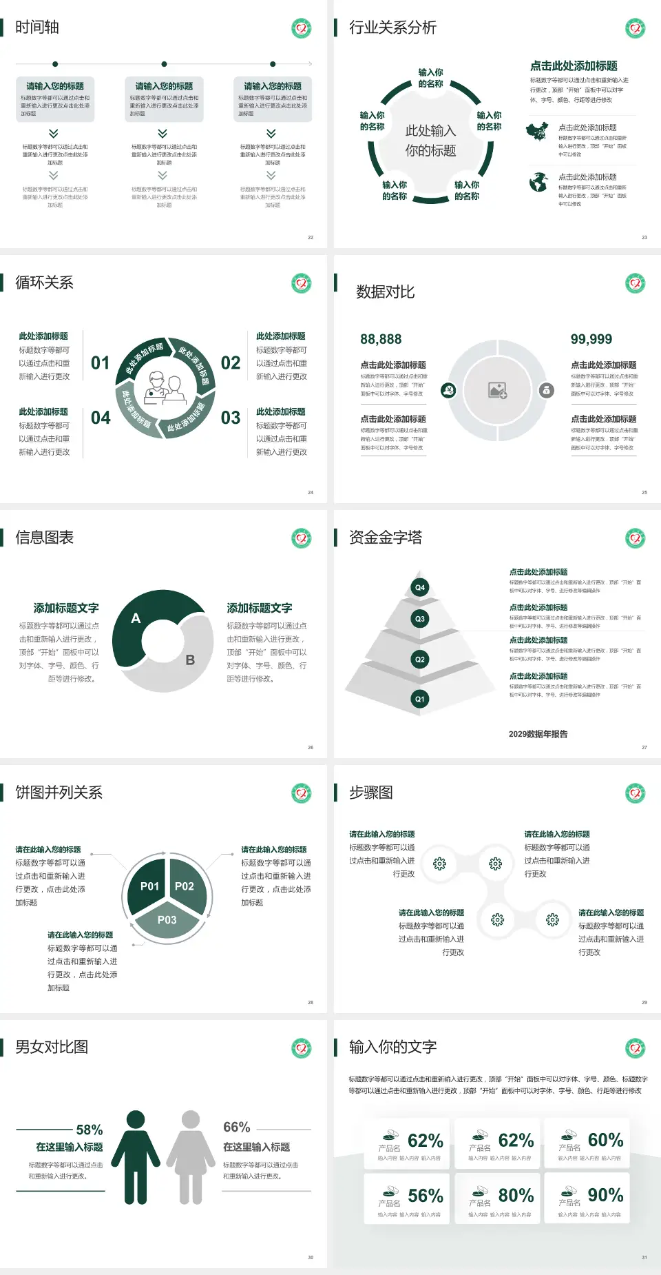 宁德市人民医院医院管理报告PPT模板4:3格式幻灯片预览图4