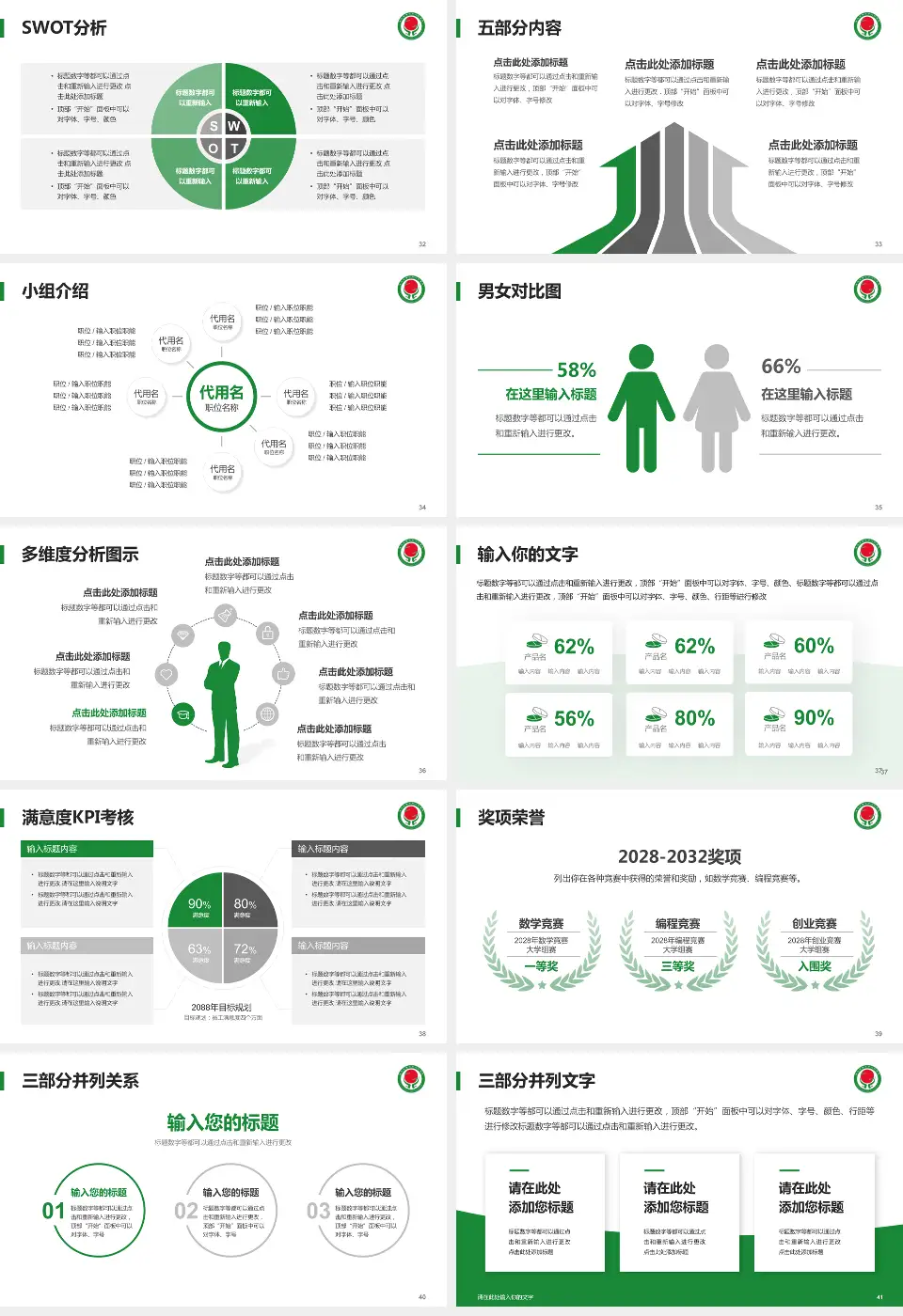 南平市人民医院医疗行业比赛专用PPT模板16:9格式幻灯片预览图5