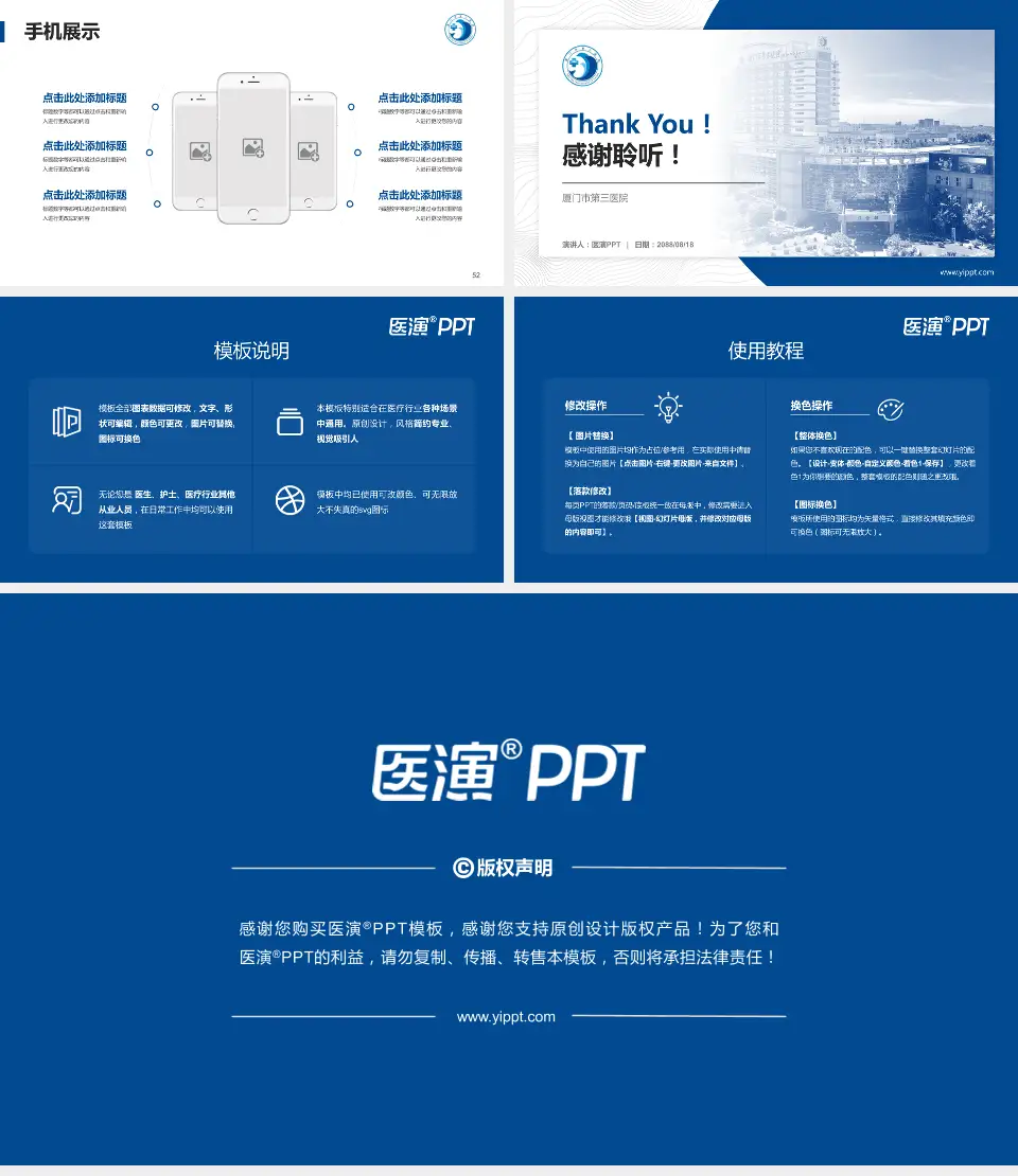 厦门市第三医院医院管理报告PPT模板16:9格式幻灯片预览图7