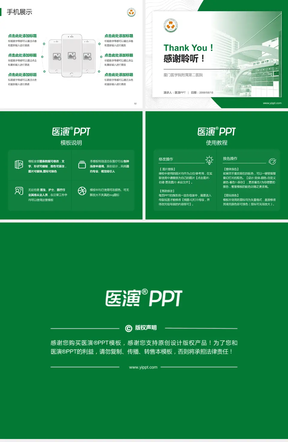 厦门医学院附属第二医院医院管理报告PPT模板4:3格式幻灯片预览图7