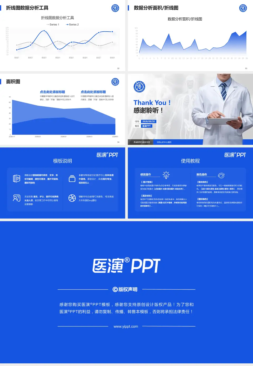 马鞍山市中心医院患者教育与指导PPT模板16:9格式幻灯片预览图7