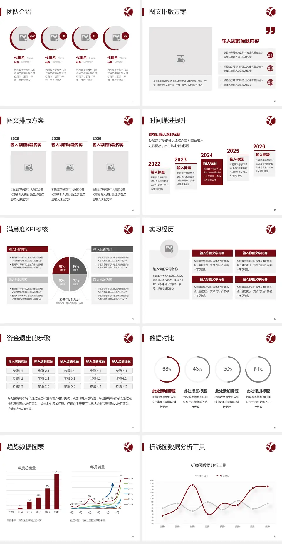 福建中医药大学附属康复医院培训与教育PPT模板4:3格式幻灯片预览图3