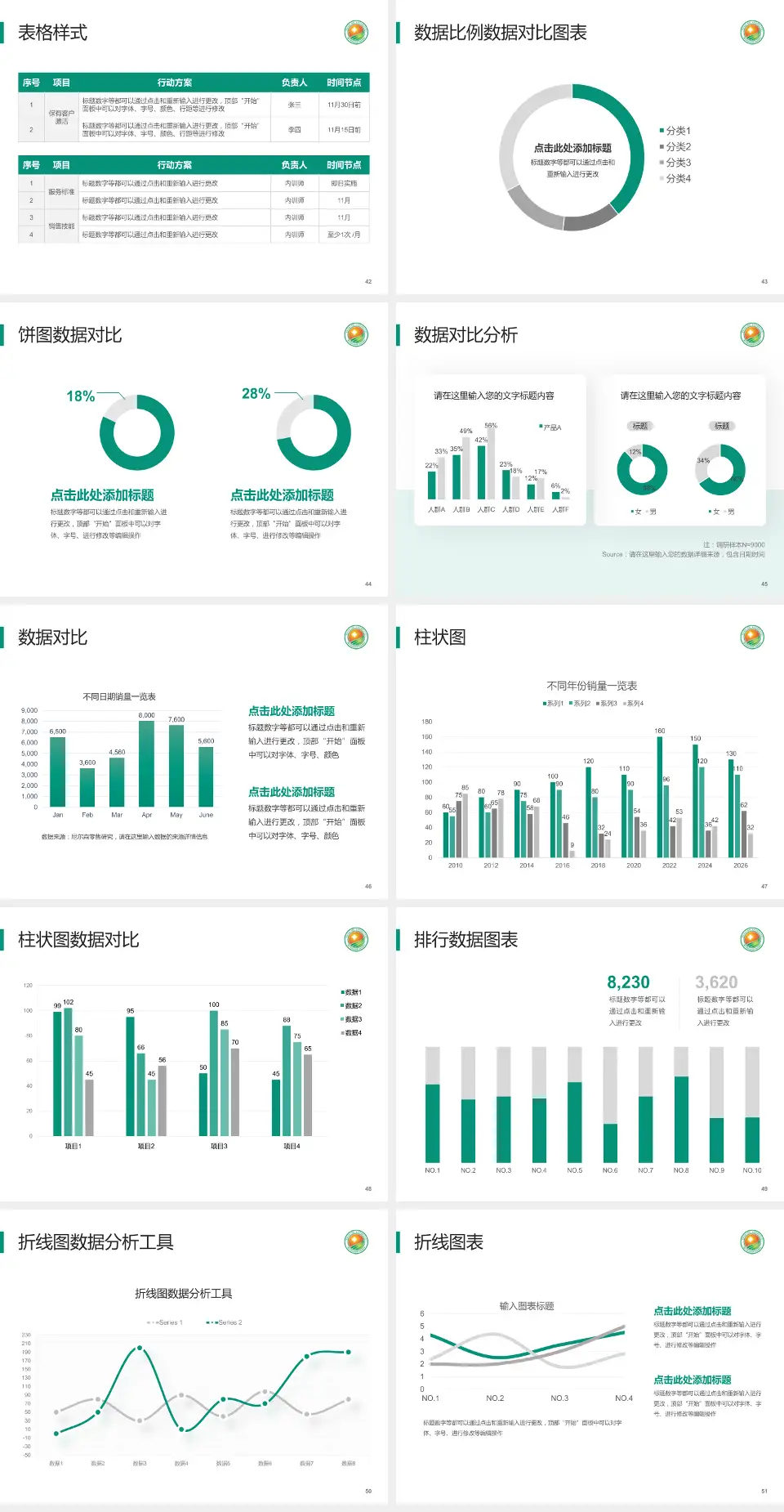 泉州市第三医院医院简介/日常通用PPT模板4:3格式幻灯片预览图6