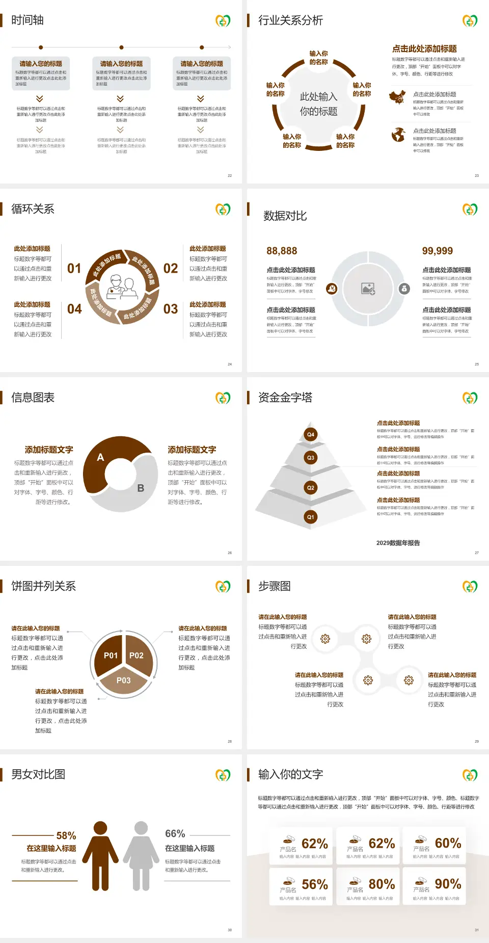 三明市中西医结合医院医院管理报告PPT模板4:3格式幻灯片预览图4