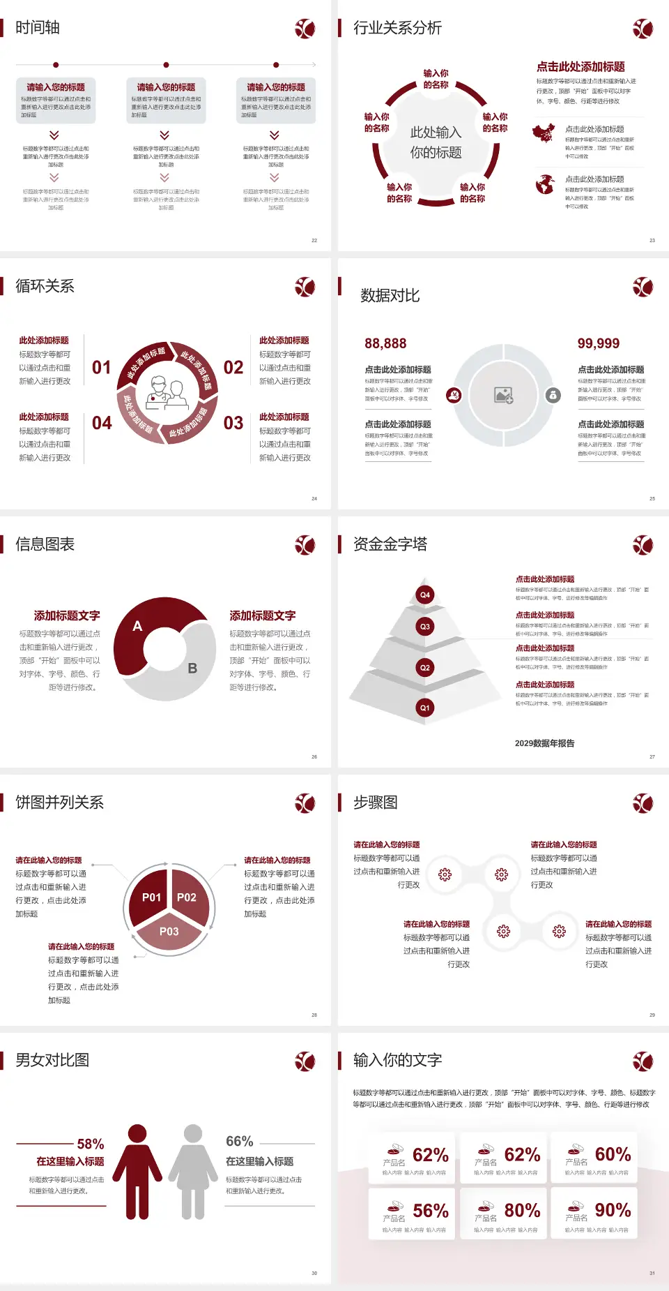 福建中医药大学附属康复医院医院管理报告PPT模板4:3格式幻灯片预览图4