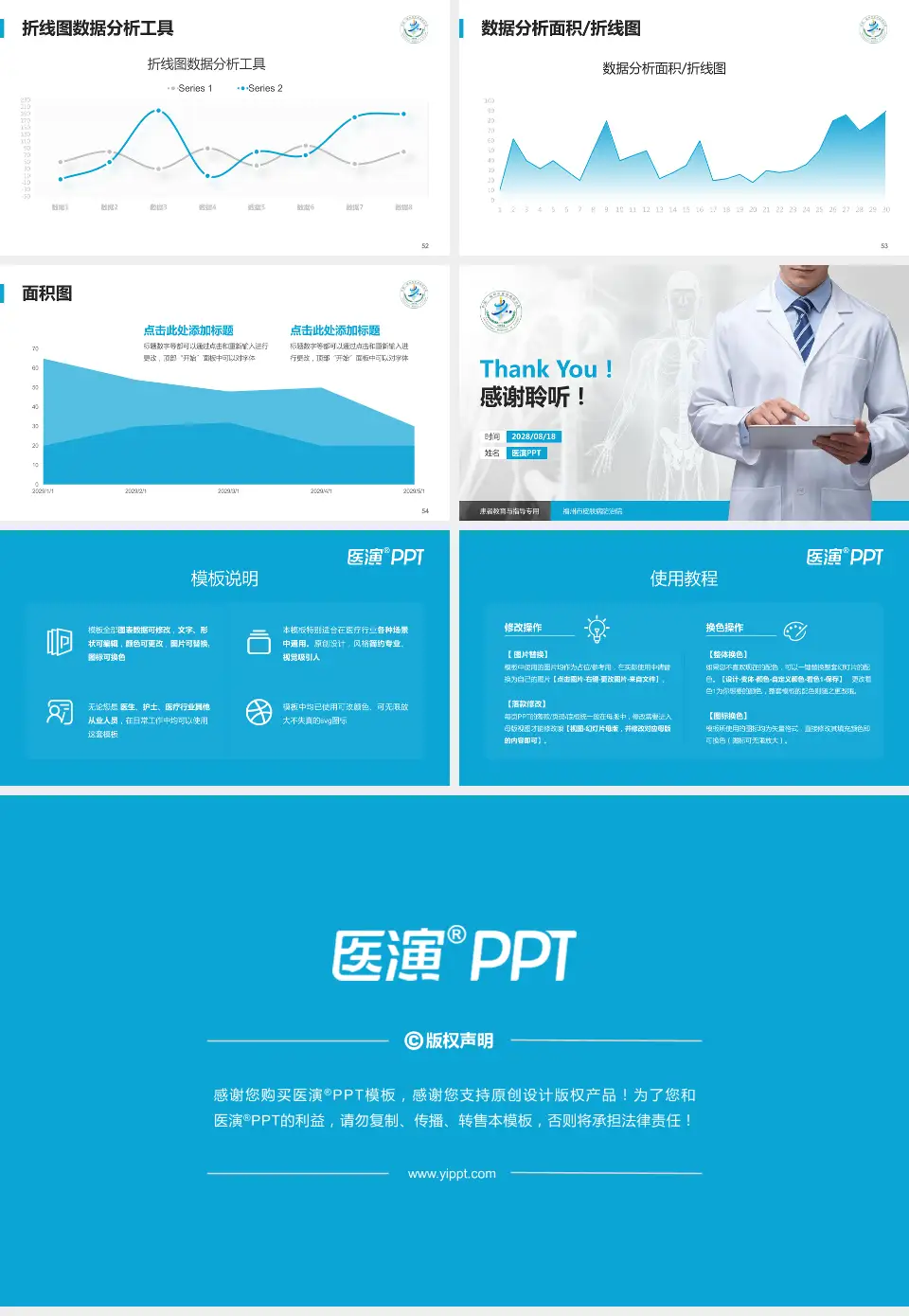 福州市皮肤病防治院患者教育与指导PPT模板16:9格式幻灯片预览图7