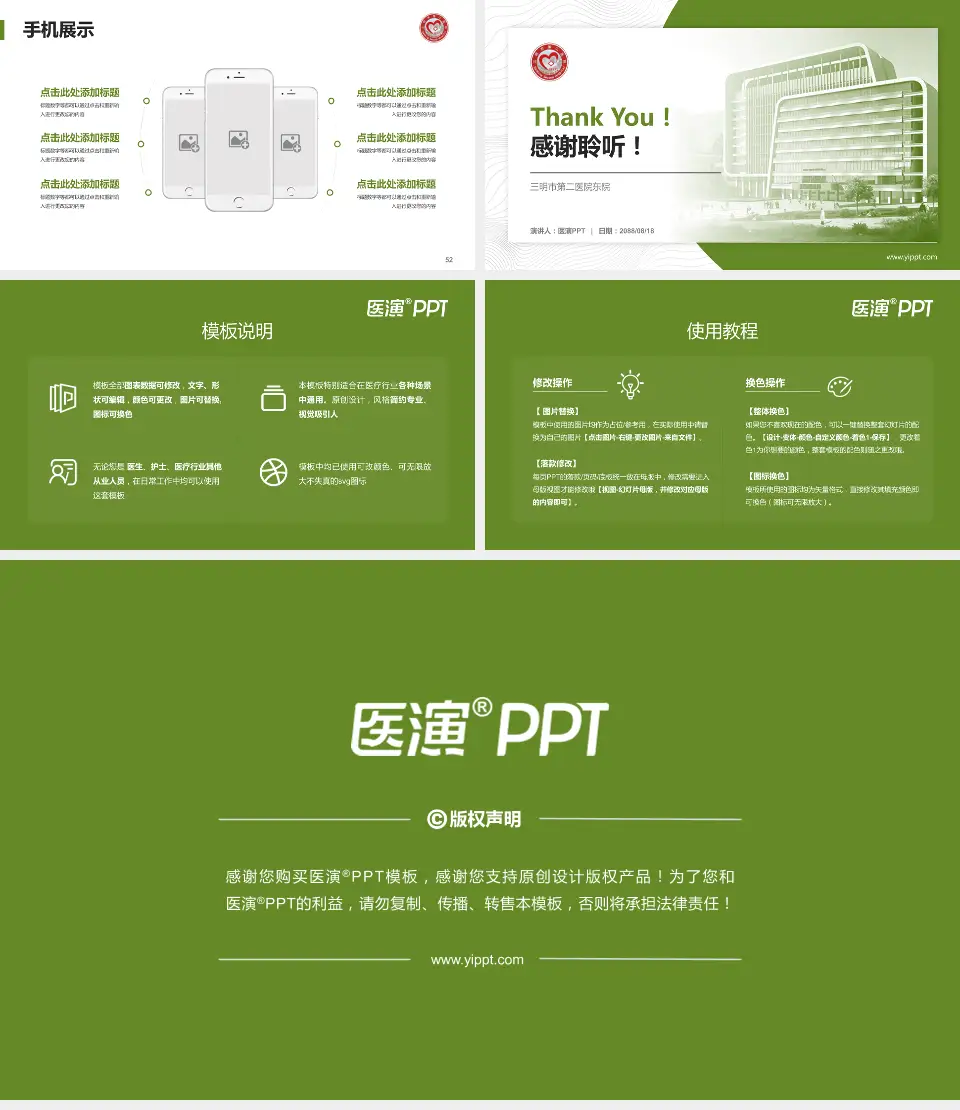 三明市第二医院东院医院管理报告PPT模板16:9格式幻灯片预览图7