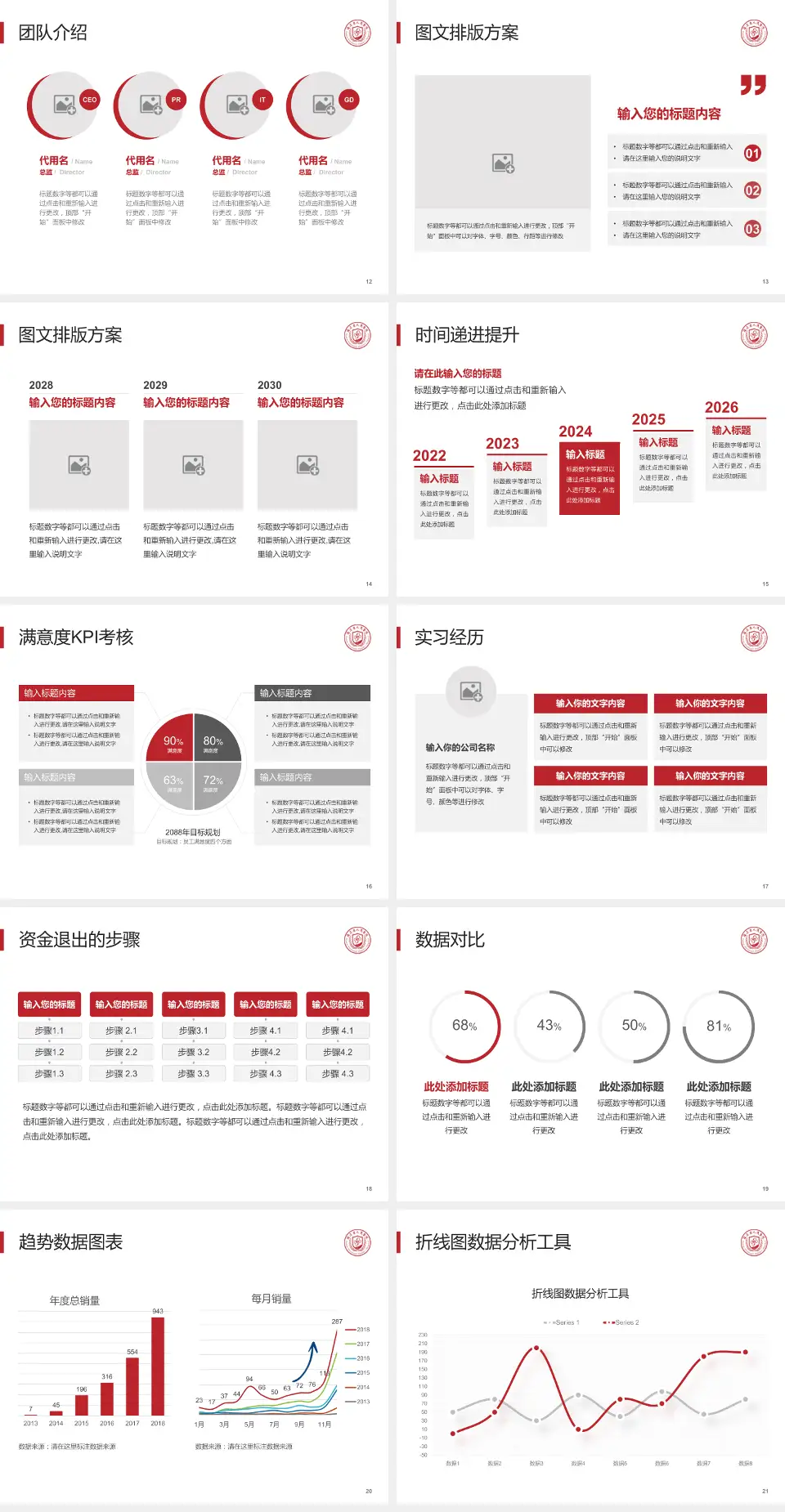 福建省人民医院培训与教育PPT模板4:3格式幻灯片预览图3