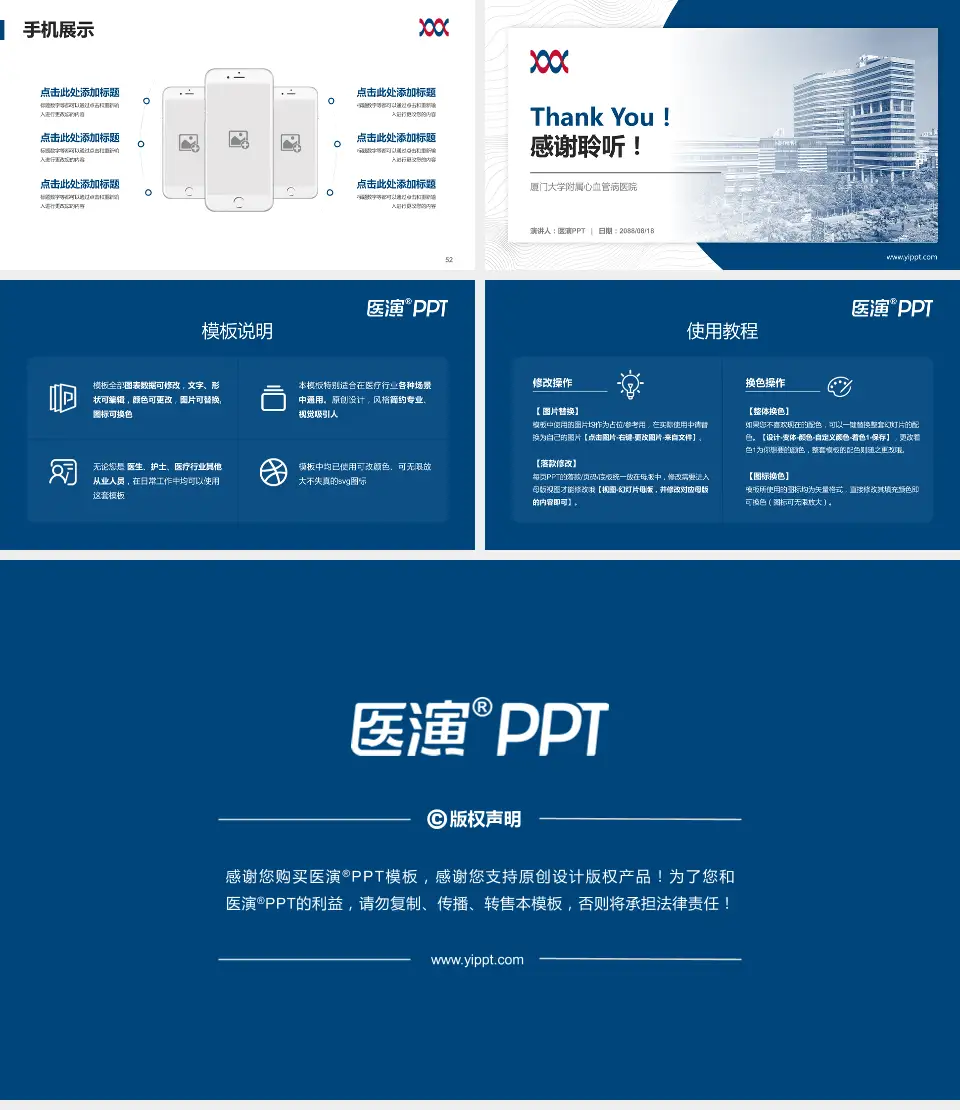 厦门大学附属心血管病医院医院管理报告PPT模板16:9格式幻灯片预览图7