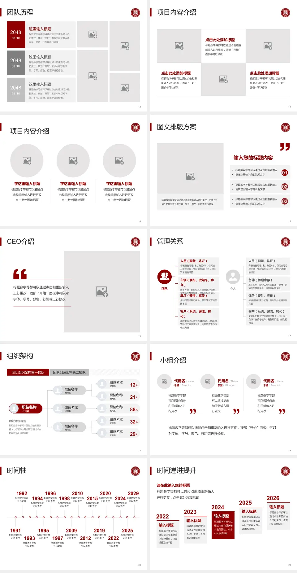 福州市第二医院医院管理报告PPT模板4:3格式幻灯片预览图3