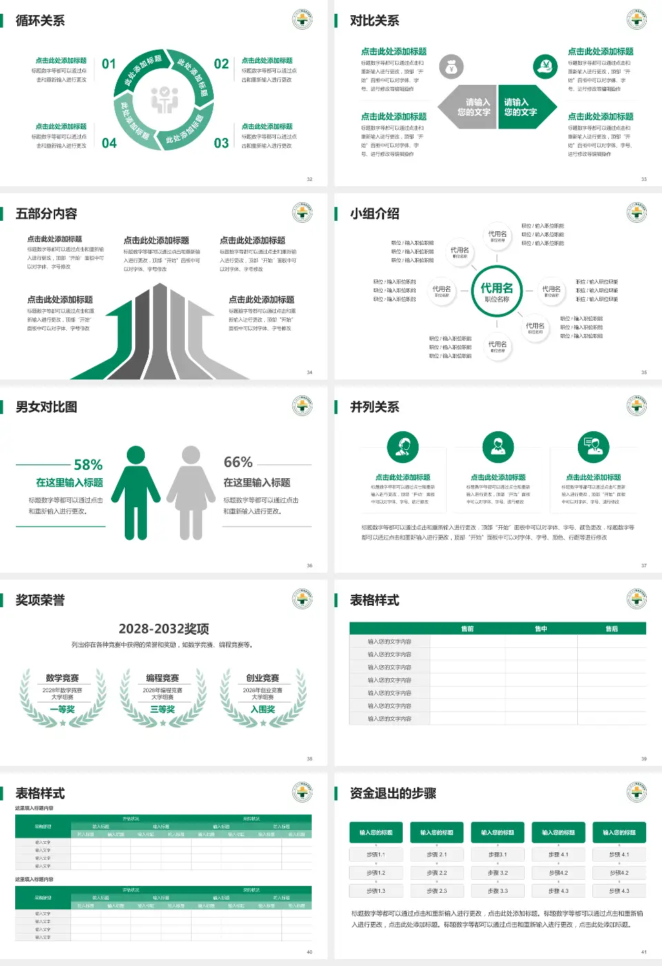 厦门海沧医院医院简介/日常通用PPT模板16:9格式幻灯片预览图5