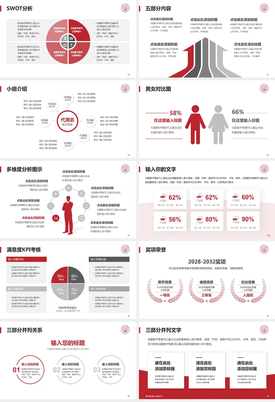 福建省人民医院医疗行业比赛专用PPT模板16:9格式幻灯片预览图5
