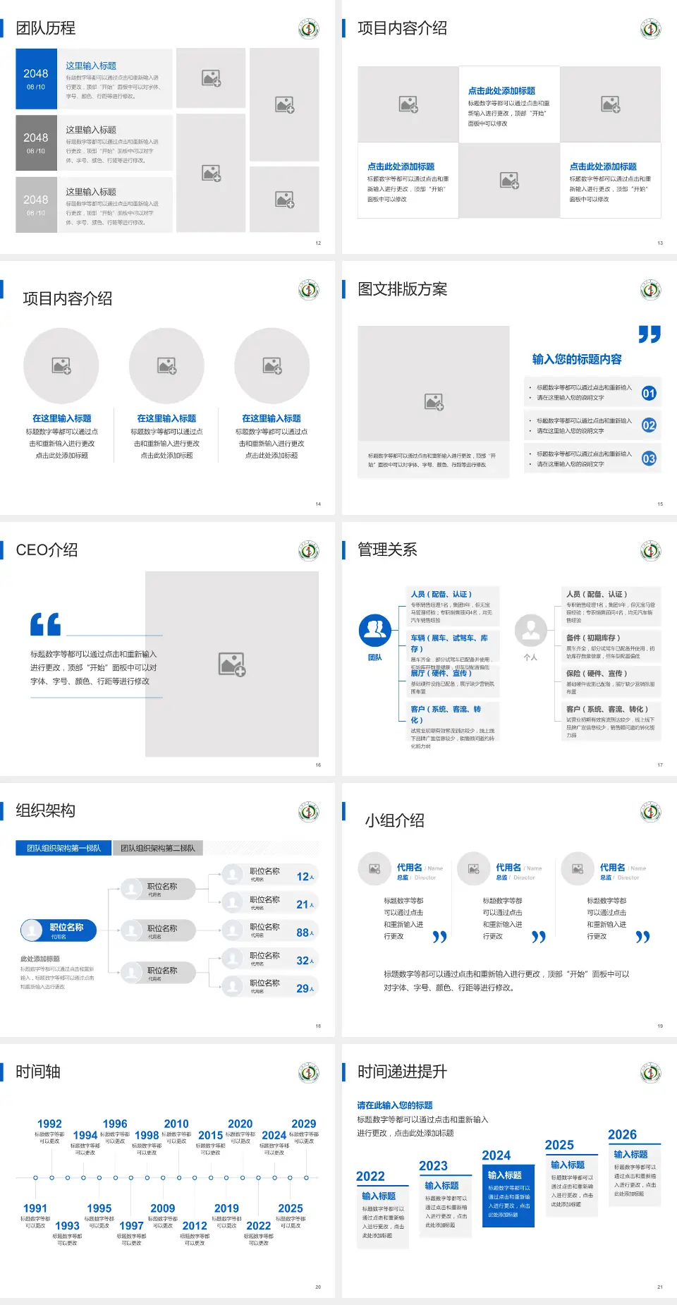三明市第一医院医院管理报告PPT模板4:3格式幻灯片预览图3