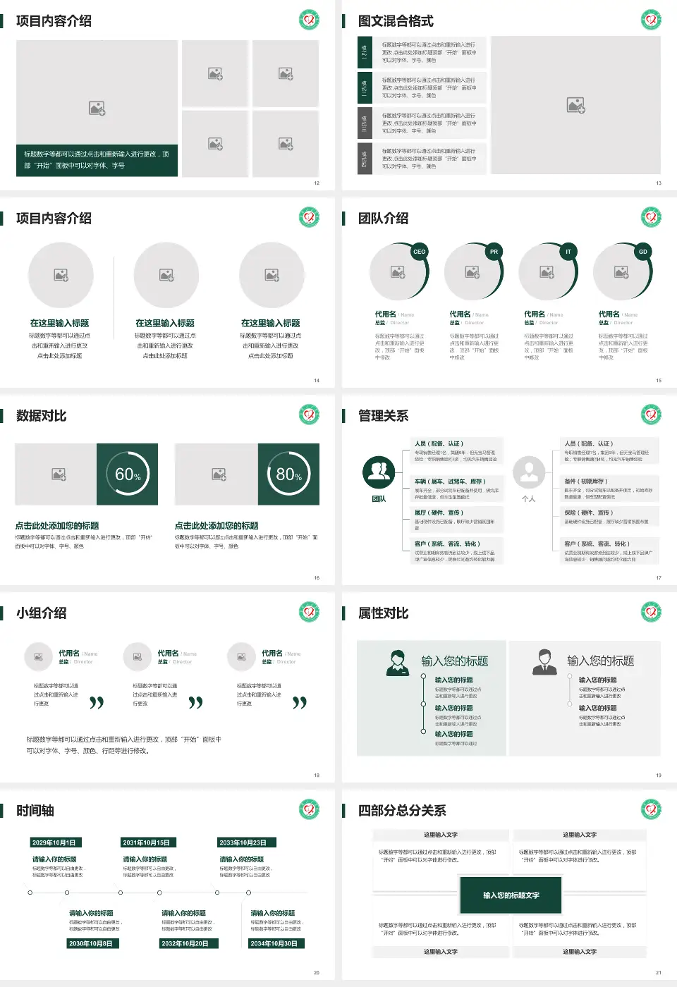 宁德市人民医院科室介绍与推广PPT模板16:9格式幻灯片预览图3