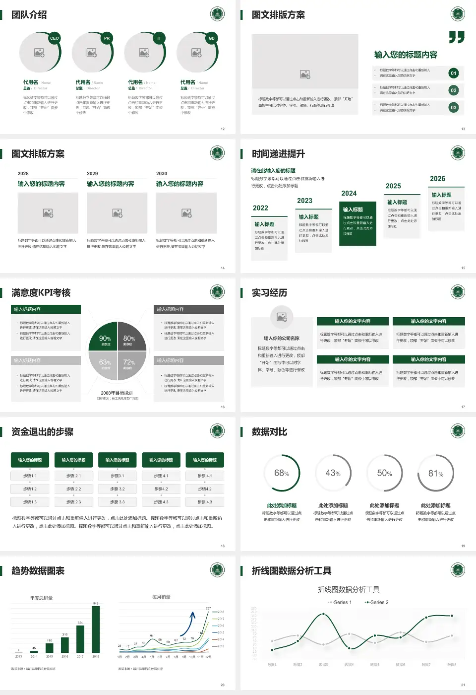 南京军区福州总医院培训与教育PPT模板16:9格式幻灯片预览图3