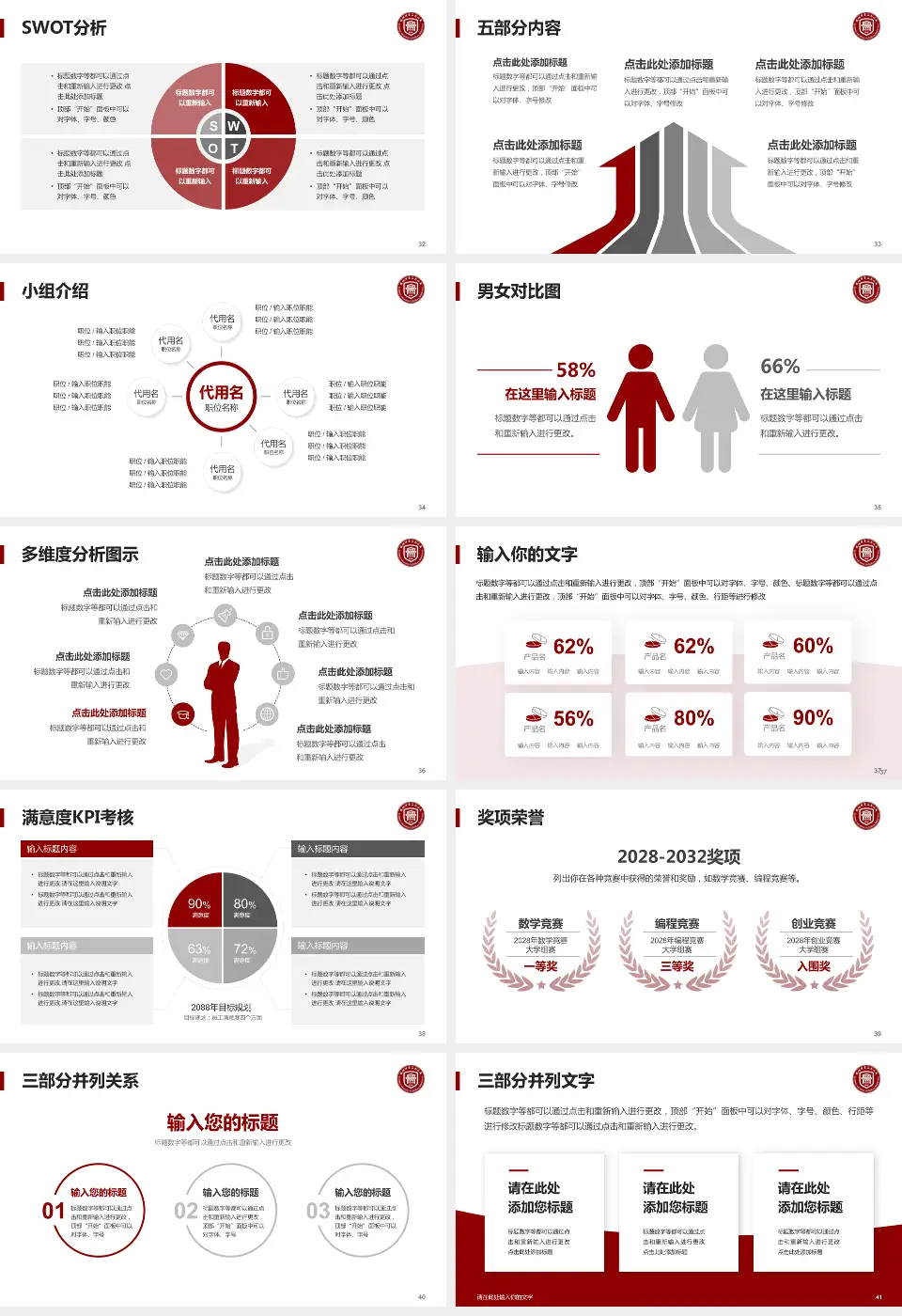 福州市第二医院二部医疗行业比赛专用PPT模板16:9格式幻灯片预览图5