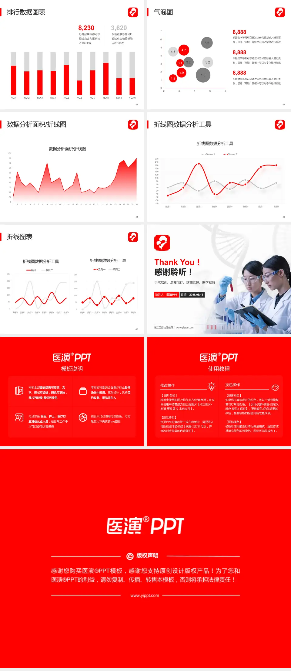 洛江区妇幼保健所科研成果展示PPT模板4:3格式幻灯片预览图6