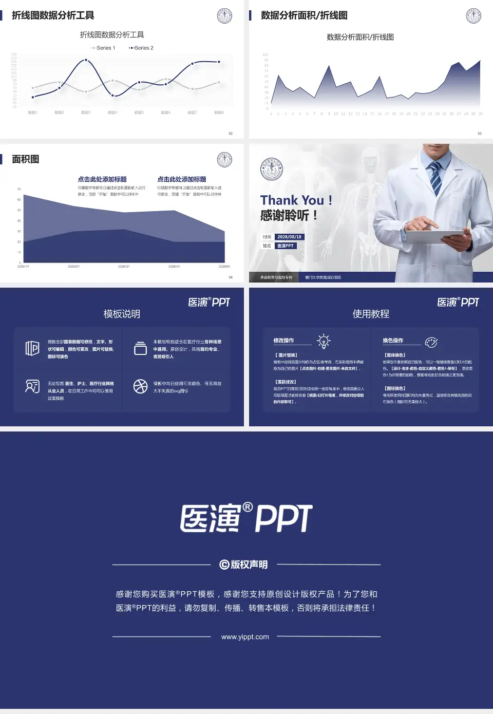 厦门大学附属成功医院患者教育与指导PPT模板16:9格式幻灯片预览图7