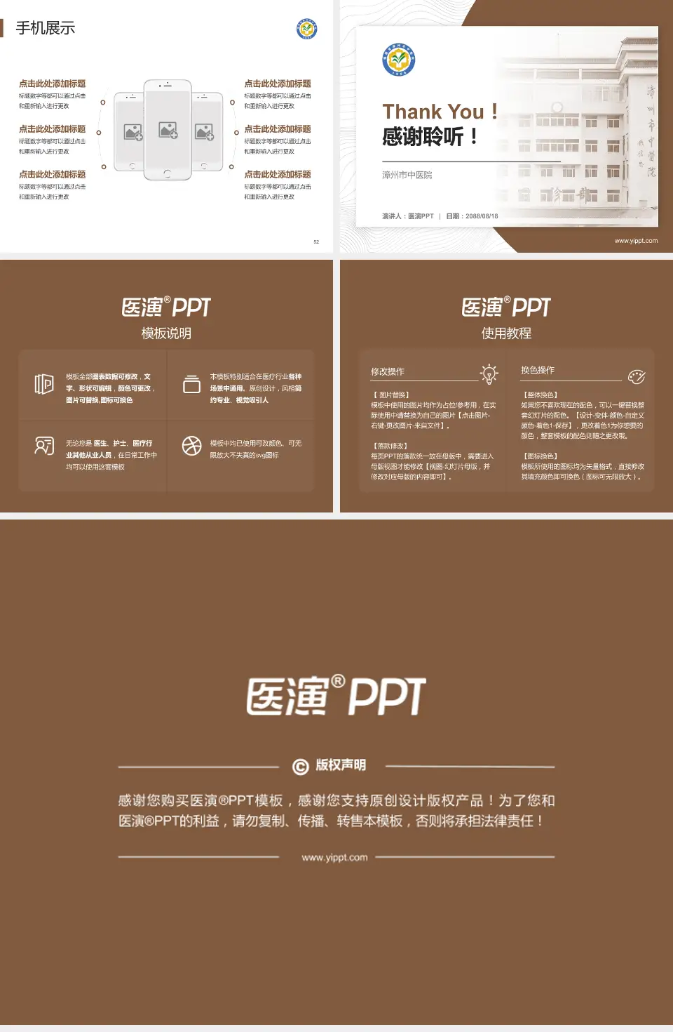 漳州市中医院医院管理报告PPT模板4:3格式幻灯片预览图7