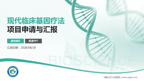 马鞍山市人民医院项目申请与汇报PPT模板