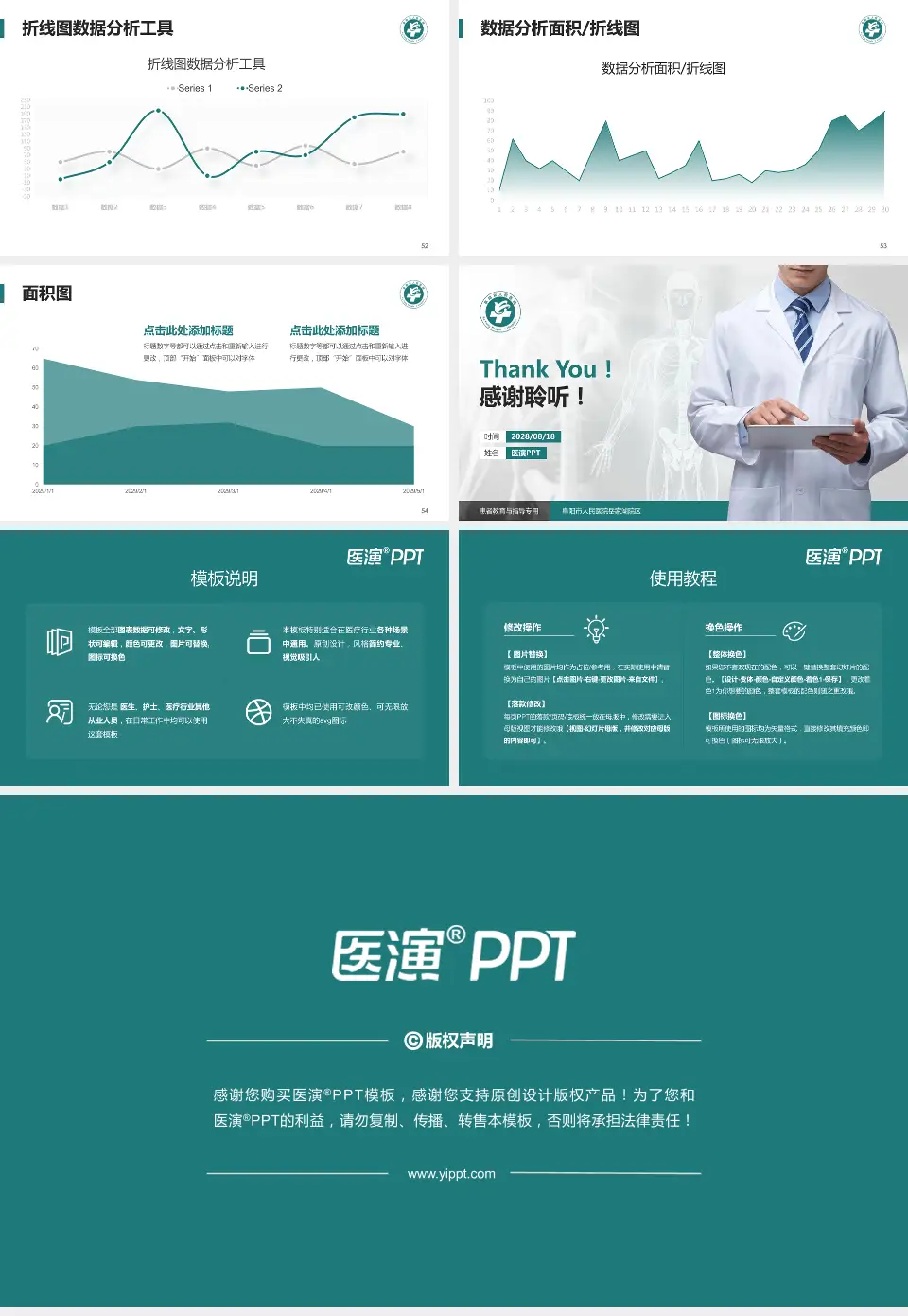 阜阳市人民医院岳家湖院区患者教育与指导PPT模板16:9格式幻灯片预览图7