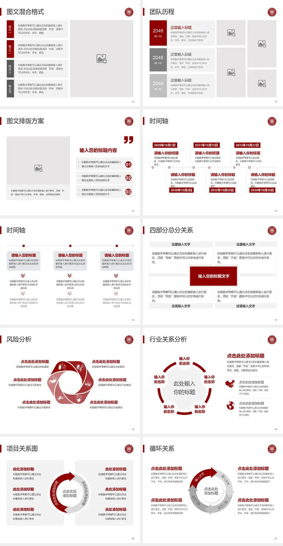 福州市第二医院项目申请与汇报PPT模板4:3格式幻灯片预览图3