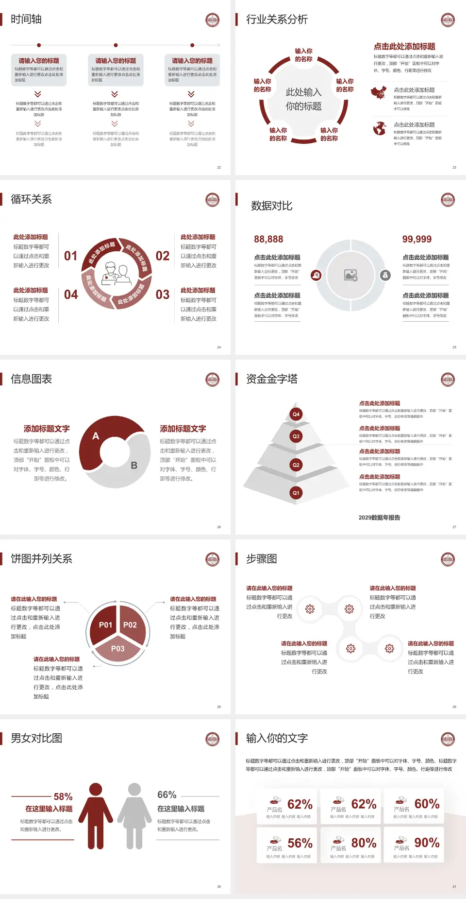 福建医科大学附属协和医院医院管理报告PPT模板4:3格式幻灯片预览图4