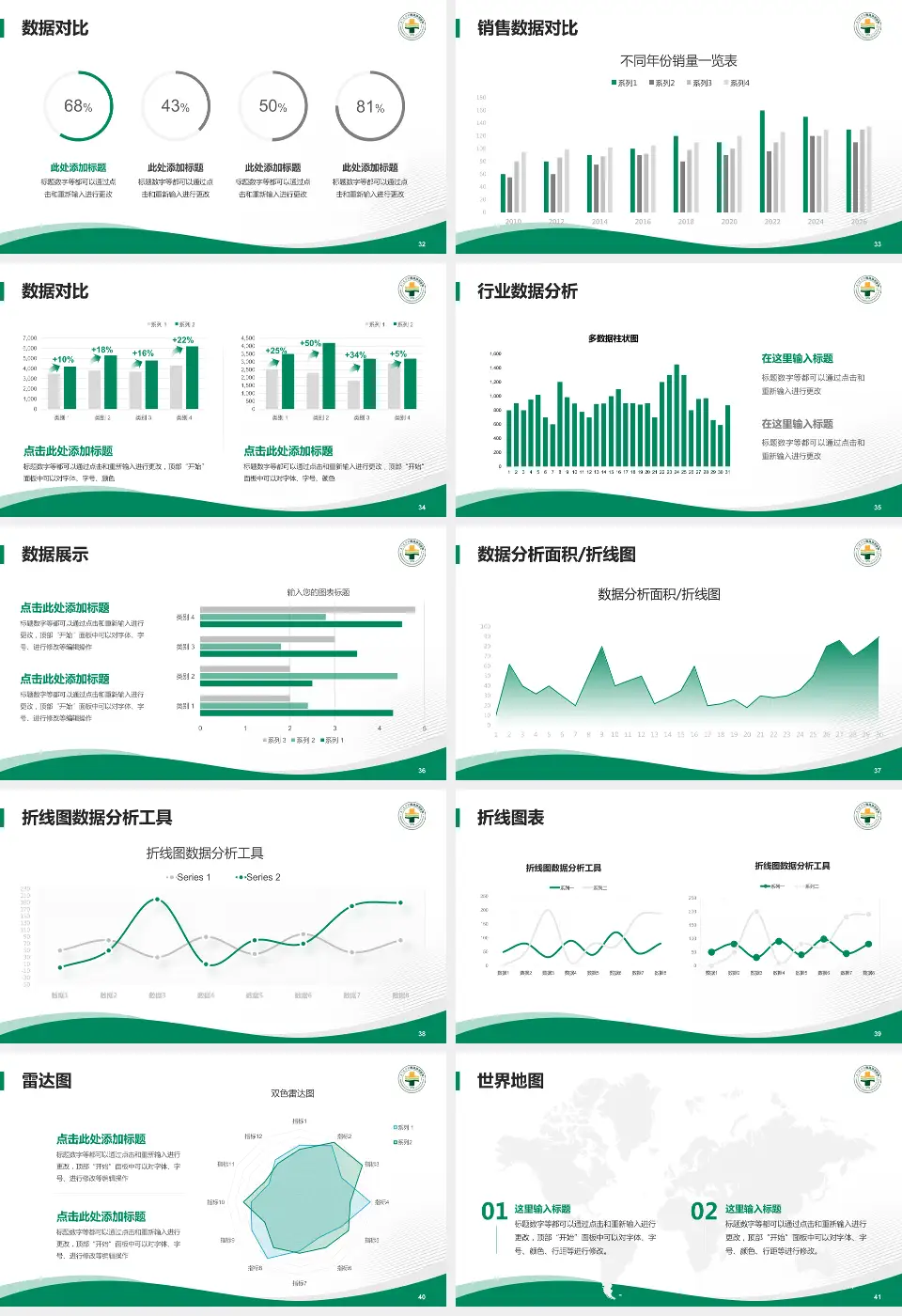 厦门海沧医院会议与研讨会PPT模板16:9格式幻灯片预览图5