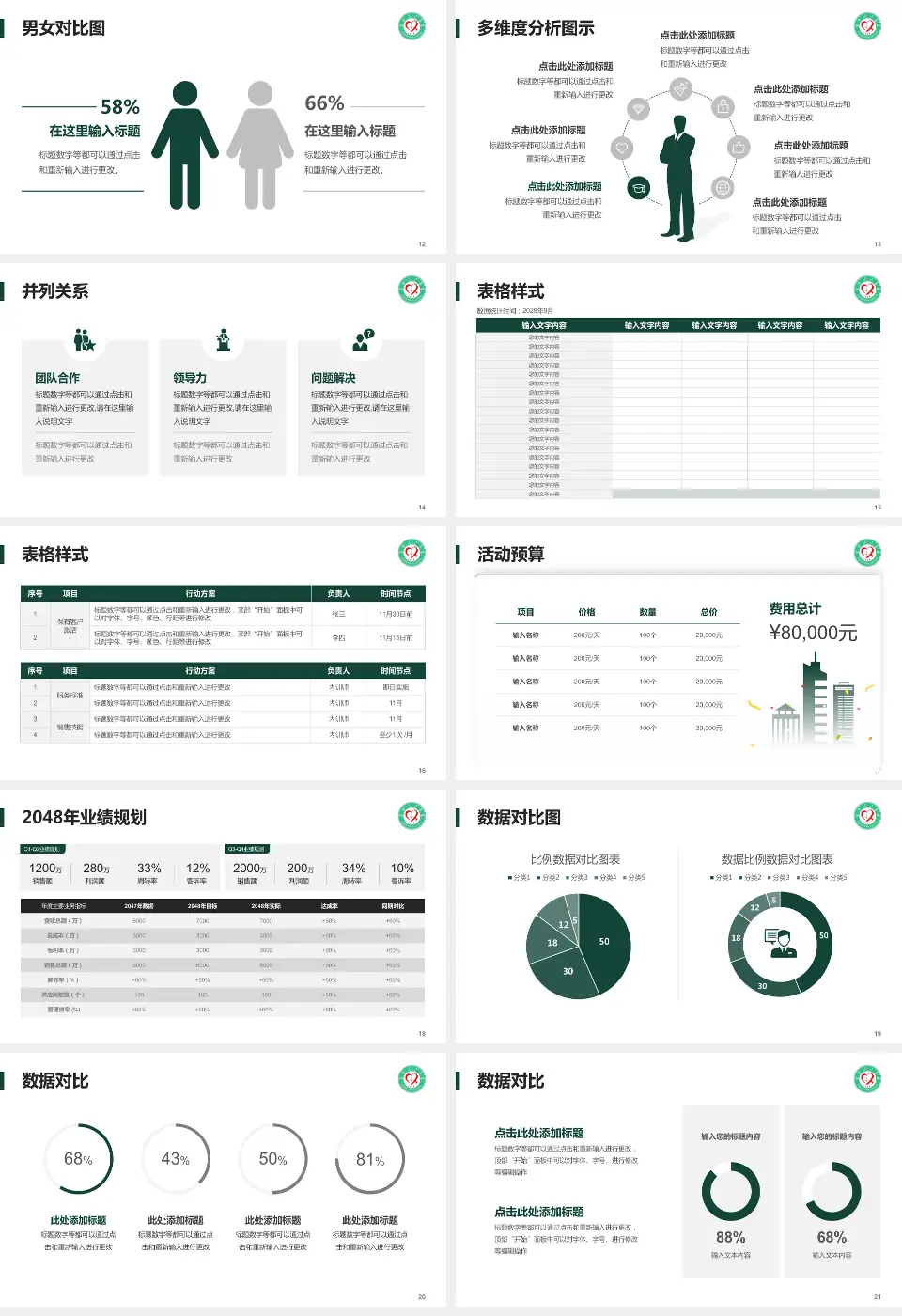 宁德市人民医院财务与预算报告PPT模板16:9格式幻灯片预览图3