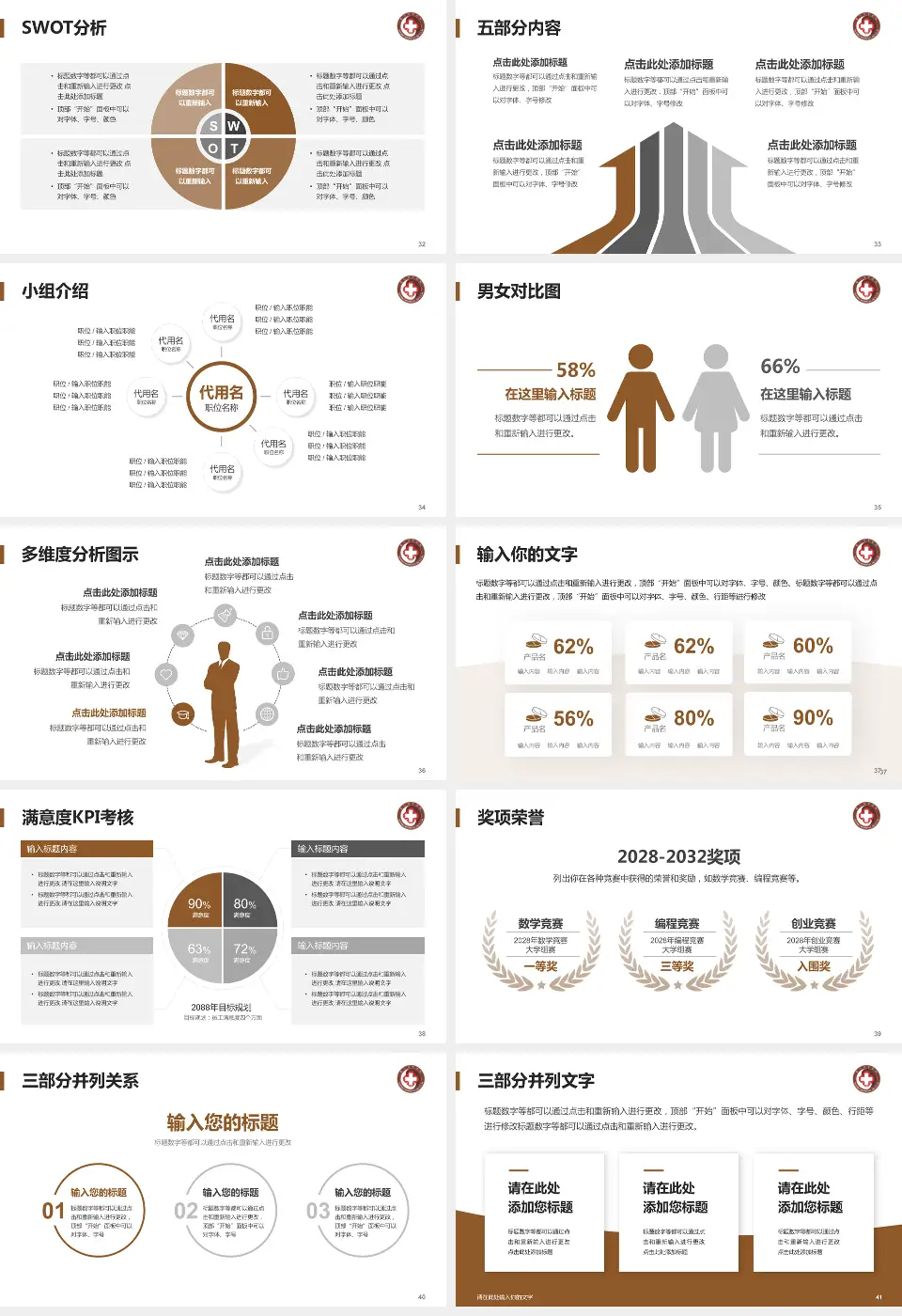 厦门市中医院医疗行业比赛专用PPT模板16:9格式幻灯片预览图5
