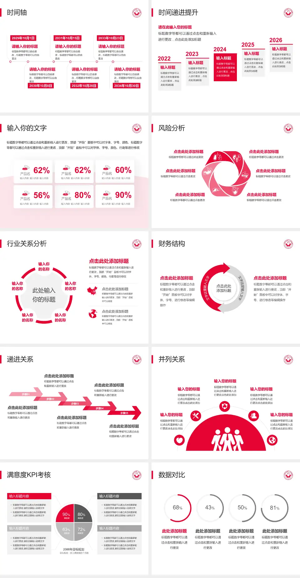 平顶山市第一人民医院病例分享与讨论PPT模板4:3格式幻灯片预览图3